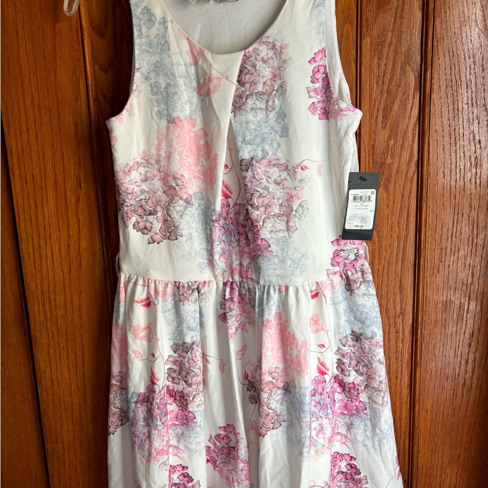 Guess Pink and Blue Floral Kids Dress